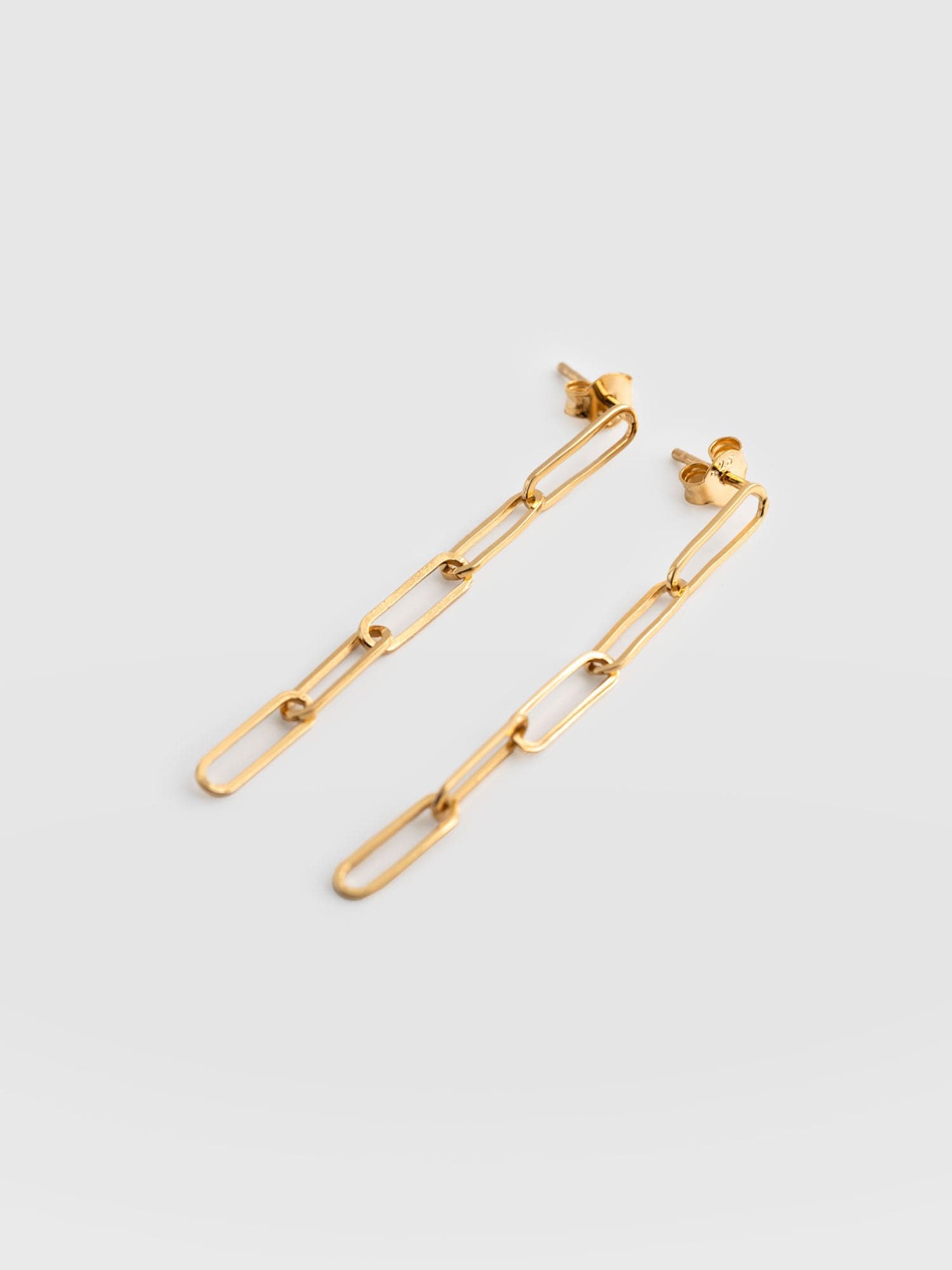 Link Chain Drop Earrings Gold - Women's Jewellery | Saint + Sofia® USA
